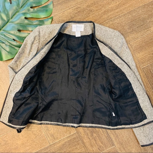 Hugo Buscati Wool Blazer Jacket Sz 2 Gray 1773 - Picture 4 of 7